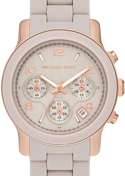 Michael Kors Montre pour femme Runway mouvement quartz/chrono 38mm boîtier MK7385